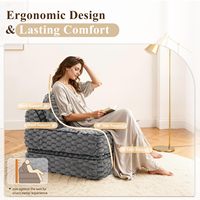 Komprimiertes Knochenloses Futon-Sofa Wohnzimmer Ergonomisches Design Langanhaltender Komfort Konvertierbares Futon-Schlafsofa für Zuhause Schlafzimmer