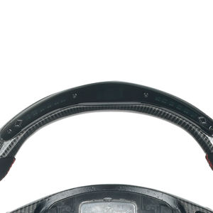 พวงมาลัยคาร์บอนไฟเบอร์แอลอีดีปรับแต่งได้สำหรับรถเบนซ์ Mercedes AMG <span class=keywords><strong>CLA</strong></span> GLC glb GLS C63 E63 W203 W205 W204 W213 2016-2017 - Product Image 6