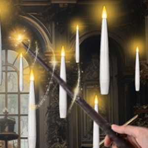 Bougies magiques flottantes, bougies LED décoratives à <span class=keywords><strong>thème</strong></span>, accessoires d'ambiance pour Noël et les fêtes, bougies LED - Product Image 4
