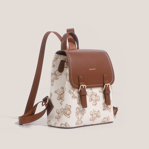 Mochila de Doble Color para Mujer, Estilo Oso con Hebillas Metálicas, Bolsas Personalizadas, Bolsa de Diseño - Product Image 2
