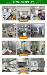 Luxuriöses Vorgefertigtes Tiny House im Neuen Stil, Erweiterbares Container-Wohnhaus, Villa mit 2 Schlafzimmern, Beliebte Stahlkonstruktion - Product Image 3