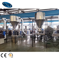 Machine automatique de fabrication de granulés de PVC souple, ligne de production de recyclage, changeur de tamis hydraulique, machine de pelletisation