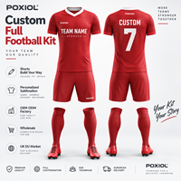 Kit de football complet personnalisé avec short – Créez votre propre style – Sponsors – Sublimation personnalisée – OEM ODM – Vente en gros usine – Royaume-Uni UE