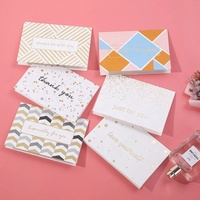 Cartes de remerciement d'anniversaire personnalisées en gros, manuscrites, avec intérieur vierge, enveloppes et autocollants assortis