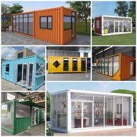 Casa Contenedor Prefabricada Moderna, Casas Modulares de 20 pies y 40 pies, Casa Móvil Plegable y Expandible para Uso Residencial