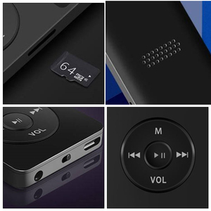 เครื่องเล่น MP3 ขายดี พร้อมฟังก์ชั่นบันทึกเสียง ชาร์จผ่าน USB-C รองรับการ์ด TF เครื่องเล่นเพลงพกพาขนาดเล็ก เหมาะสำหรับวิ่งและออกกำลังกาย - Product Image 5