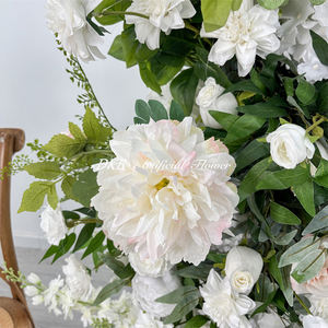 Arreglo Floral de Alta Calidad, Arco de Boda Blanco de Lujo, Flores Artificiales, Centro de Mesa para Decoración de Bodas - Product Image 5