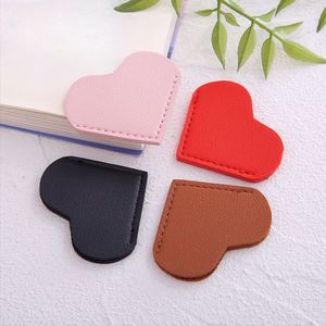 Colorful PU Leather Corner <b>Bookmarks</b> Simple Page Clip Keeper Book Mark Cute Page Corner <b>Bookmark</b> for Reading Lovers Teacher <b>Gift</b> - Product Image 3
