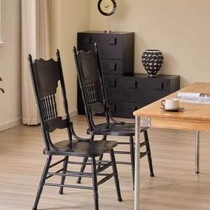 Silla <span class=keywords><strong>Winsor</strong></span> Moderna de Madera Tallada, Resistente, para Hogar, Comedor, Cocina, Hotel, Gimnasio, Restaurante - Product Image 6