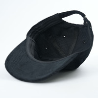 Casquette Snapback en velours côtelé non structuré 5 panneaux de haute qualité chapeau sportif à la mode avec logo brodé personnalisé pour la vente en gros