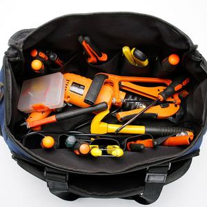 Sac à outils en toile épaisse sur mesure, multifonctionnel, portable, résistant à l'usure, avec fermeture éclair, pour hommes, à usage spécial - Product Image 2