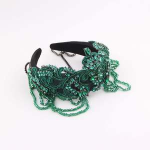 复古奢华水晶水钻发带 女士舞会发饰 - Product Image 2