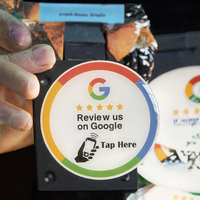 Étiquette intelligente NFC RFID 13,56 MHz en PVC étanche pour la commande de repas, le paiement et les cartes de membre dans les restaurants et hôtels