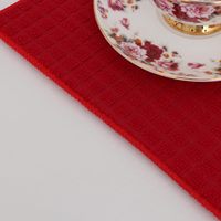 Tapis de séchage de vaisselle en microfibre à carreaux, tapis de cuisine solide, lavable en machine, séchage rapide, résistant à la chaleur, tapis de comptoir de cuisine
