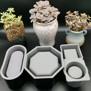 silicone concrete molds concrete pots flower pot planter concrete molds