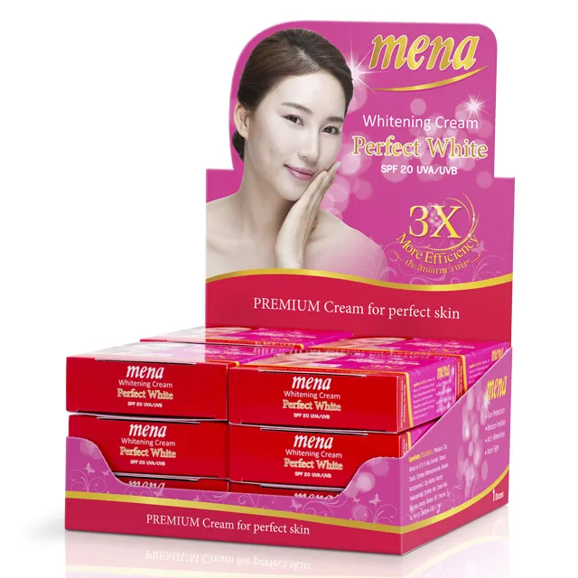 High Quality Product Mena Whitening Cream Perfect White Formulated With Sunscreen Efficiency Intense New Vitamin C from Japan