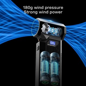 Soplador <span class=keywords><strong>de</strong></span> Aire Comprimido Inalámbrico <span class=keywords><strong>con</strong></span> Ventilador Turbo <span class=keywords><strong>de</strong></span> 110000 RPM y Pantalla Digital para Limpieza <span class=keywords><strong>de</strong></span> Teclados y Autos - Product Image 3