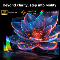 Projecteur portable domestique Vortex 1080P HD Android avec écran LCD, 400 lumens, compatible 4K, garantie 1 an, portée 1-7m, directement de l'usine