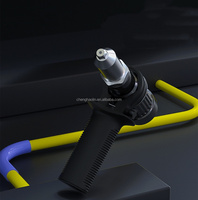 Adaptateur de perceuse sans fil pour rivets, riveteuse professionnelle avec poignée auxiliaire pour tirer les rivets aveugles de 2,4 à 4,8 mm