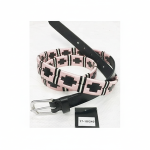 Cinturones de polo ingleses de diseño único Material de piel de vaca con hebilla de acero - Product Image 1