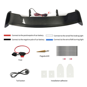 Electric Automatically Rear <strong>Spoiler</strong> <strong>GT</strong> Style Car Electric <strong>Spoiler</strong> Carbon Fiber Adjustable Universal Electric <strong>Spoiler</strong> - Product Image 3