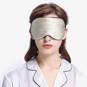 Eyeshades Meditation 100% Mulberry Silk <b>Sleeping</b> Eye Masks 16mm Double-sided Night Use Elastic Band Summer <b>Winter</b> All Seasons - Product Image 2