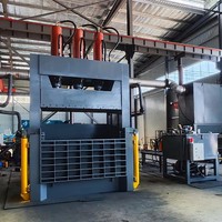 Presse à balles hydraulique pour carton et plastique, compresseur de bouteilles PET à vendre