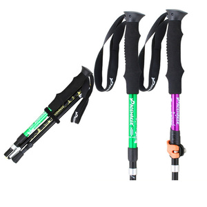 Trekking Stick Walking Folding Canes Hiking Outdoor Camping Stick Adjustable Walking Hiking Climbing Stick