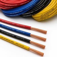 Cable de Cobre Aislado con PVC de Pared Delgada y Baja Tensión 80C, Cumple con la Norma JASO D611 de AVS Automotive Wire