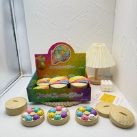 Lichtgevende Fidget Spinner Bun Toy, Press Glow Stress Relief Toy, Mini Steamer Dumpling Fidget, Origineel Kerstcadeau voor kinderen