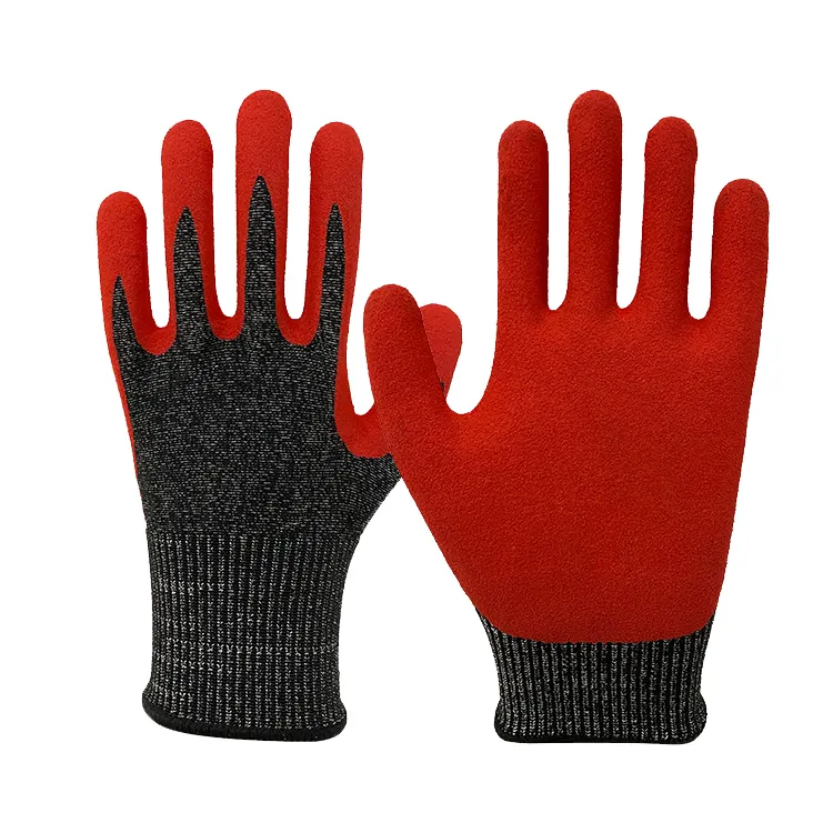 Level 5 Knife Stab Proof Cut Resistant latex Gloves Mechanic gloves for Work Hand Safety Protective Anti Cut Men Gloves