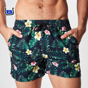 Custom Designer 100% costume da bagno da <span class=keywords><strong>uomo</strong></span> in poliestere per le vacanze con stampa floreale da spiaggia <span class=keywords><strong>pantaloncini</strong></span> Casual in Mesh taglie forti di abbigliamento ispirato al <span class=keywords><strong>mare</strong></span> - Product Image 3