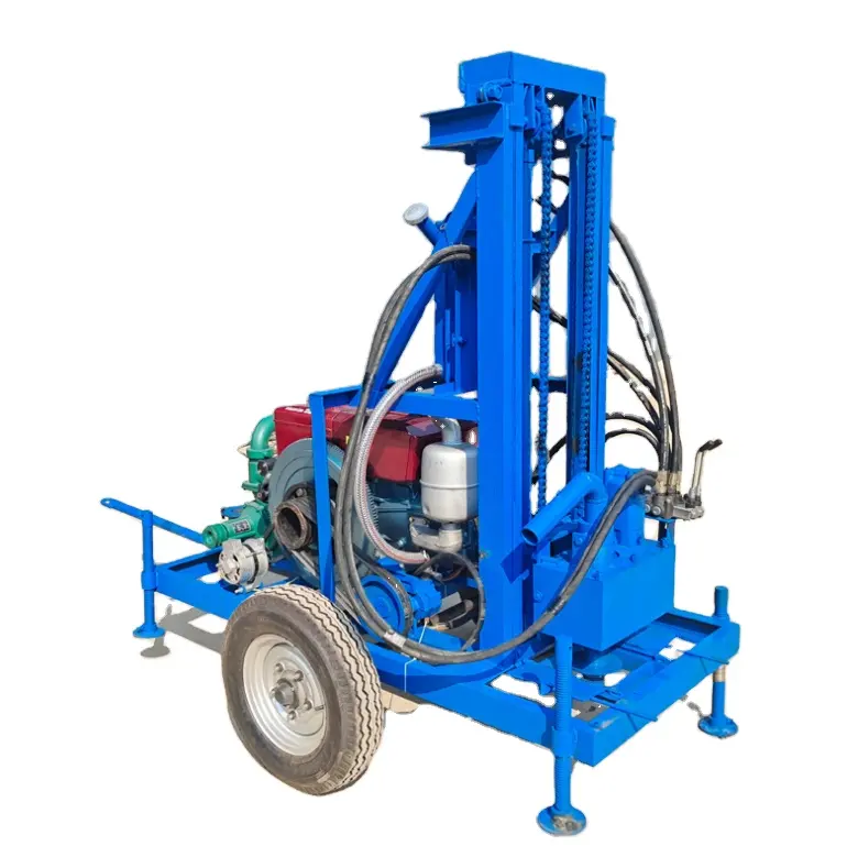 Allsome — socle de forage hydraulique diesel, perceuses de puits d'eau ultra-profonde, 100m, vente directe d'usine