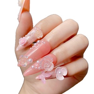 Oferta Especial: Adornos de Resina Aurora para <span class=keywords><strong>Uñas</strong></span> de 50g, Mezcla <span class=keywords><strong>3D</strong></span> de Lazos, Ositos, Mariposas y <span class=keywords><strong>Flores</strong></span>, Decoración de <span class=keywords><strong>Uñas</strong></span> en Rosa, Verde y Morado, Logotipo Personalizado, Venta al Por Mayor - Product Image 3