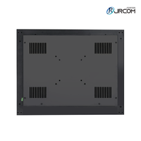 Monitor Industrial JRCOM de 17 Pulgadas, Panel PC con Intel Core I5-4300U, 4GB de RAM, 128GB, Pantalla Táctil Resistente, Soporte de Pared VESA, en Stock