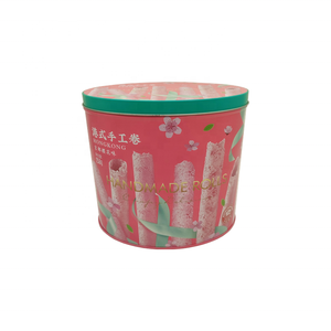 Hình bầu dục hình kim loại gói thực phẩm ti hộp với bức tranh Tùy chỉnh hình dạng hình bầu dục tins cho bánh quy Cookie kẹo - Product Image 1