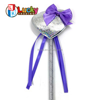 Lucky Toys Girl Dress Up Toys Zapatos de baile de encaje Zapatos de Ballet de lona en forma de corazón de encaje Varita de ballet Anillo de corona