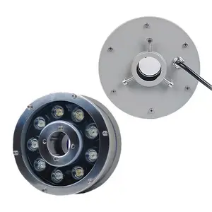 VLIKE IP68 LED Unterwasser lampe Bunter Donut brunnen Annulus Ring Pool Licht 9w RGB Farbverlauf Schwimm landschafts lampe 12V 24V