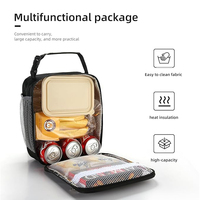 Sac de pique-nique multifonctionnel isolé personnalisé en usine, sac à déjeuner portable pour le travail, sac pour homme, sac pour femme, sac pour étudiant