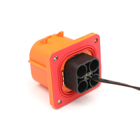 Connecteur fil-à-fil étanche LIZONE FHV601336TZ-06S01K 3 broches pour nouvelle énergie, fabriqué en Chine, IP67, prise femelle orange pour VE/batterie