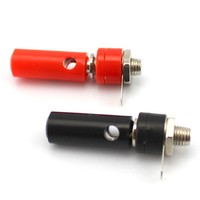 Prise banane 4 mm avec vis de fixation et connecteur empilable pour amplificateur et haut-parleur, lot de 4, prix pour 5 ensembles