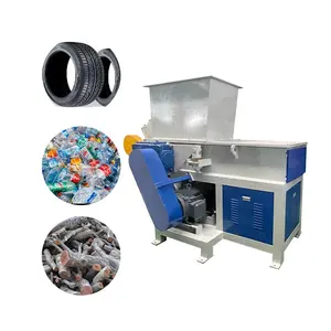 Máquina trituradora de eixo único para serviço pesado WANXU FORNECEDOR/plástico/madeira/metal/vidro Máquina trituradora de eixo único
