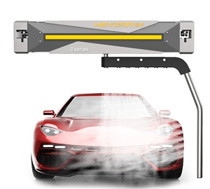 Machine de lavage de voiture sans contact 360° Mini Série 3 en acier inoxydable, système de nettoyage automatique de véhicules pour utilisation en station-service - Product Image 1