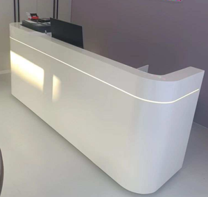 Mostrador de Recepción de Madera Moderno y Minimalista de Lujo, Duradero, con Caja Registradora, para Oficina, Hogar, Bar, Salón, Hospital - Product Image 2