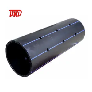 מחתרת hdpe מחורר ניקוז צינור