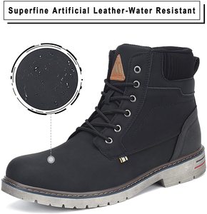 Zapatos de Montaña Unisex, Cálidos, Impermeables, de Cuero Patentado, Resistentes y Ligeros para Senderismo al Aire Libre en Otoño/Invierno - Product Image 2