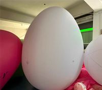 Décoration de Pâques, ballon gonflable, œuf de Pâques, PVC découpé au laser, couleur irisée personnalisée, résistant au soleil, imperméable, imprimé UV