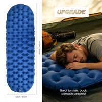 Colchoneta Inflable Ultraligera 3.1R, Impermeable, para Camping y Senderismo, 4 Estaciones