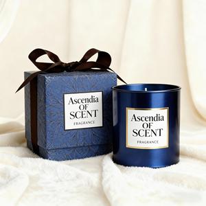 CWM Soy Wax Aromatherapy <b>Candle</b> Glass Jar Handmade Customized Floral Fragrance Modern Shape <b>Easter</b> Holiday Environment-Friendly - Product Image 1