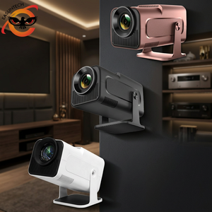 Smart Video Projector with 180 Degree <b>Rotating</b> Stand Small Room 1:0.9 Short Throw Android Beamer 64 390 ANSI - Product Image 2
